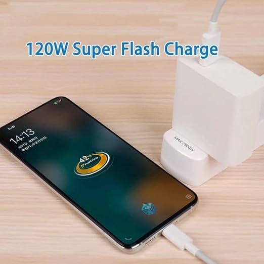 VIVO Original 120W Type-C Fast Charging Cable – 100% Pure Copper | SuperCharge Supported | Best Quality - Image 4